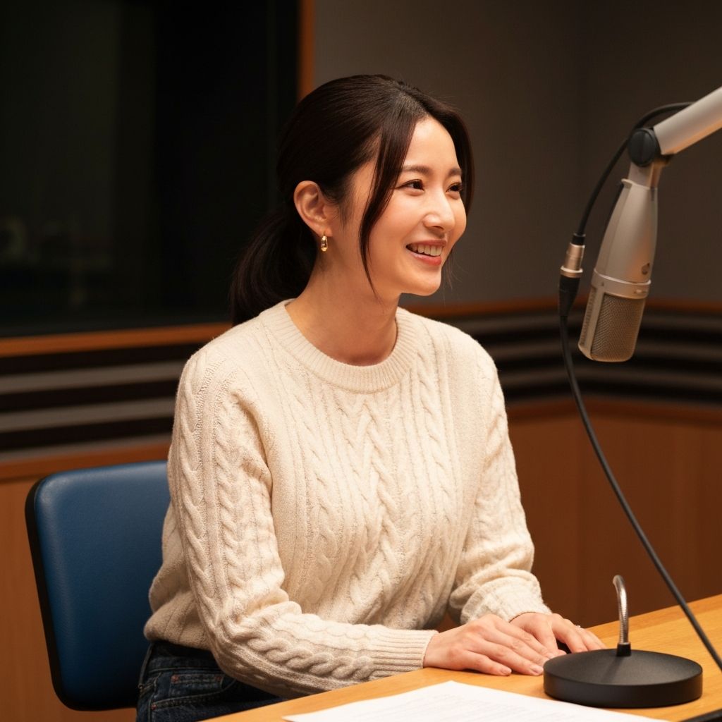 喜多村英梨 ラジオ出演の様子